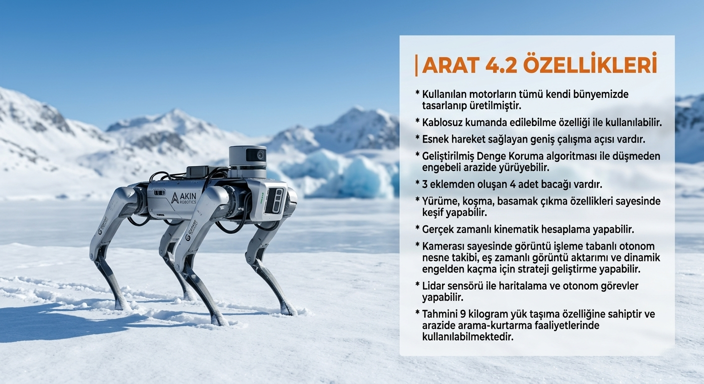 ARAT 4.2 Teknik Özellikler