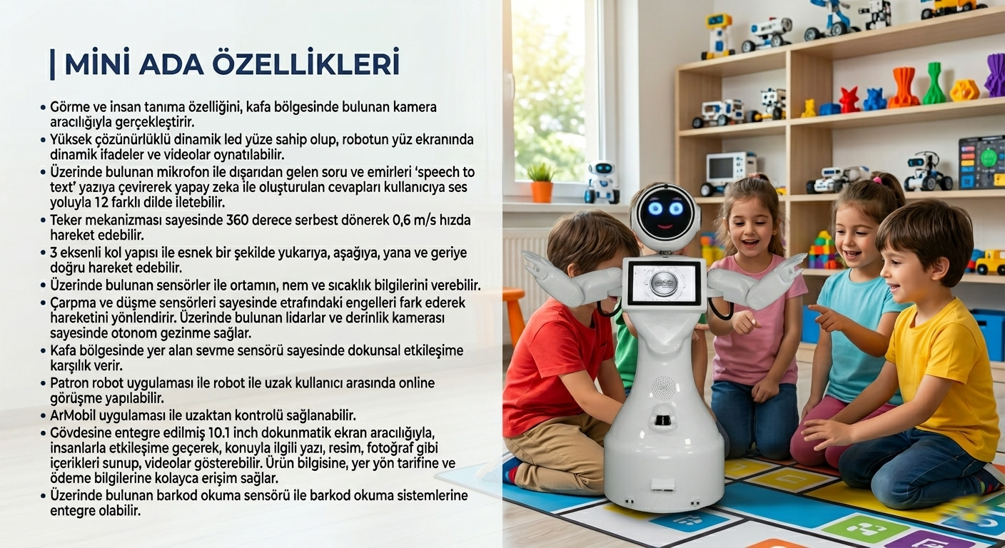 Mini-ADA Teknik Özellikler